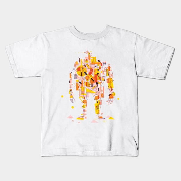 Geometer (v2) Kids T-Shirt by mhirshon